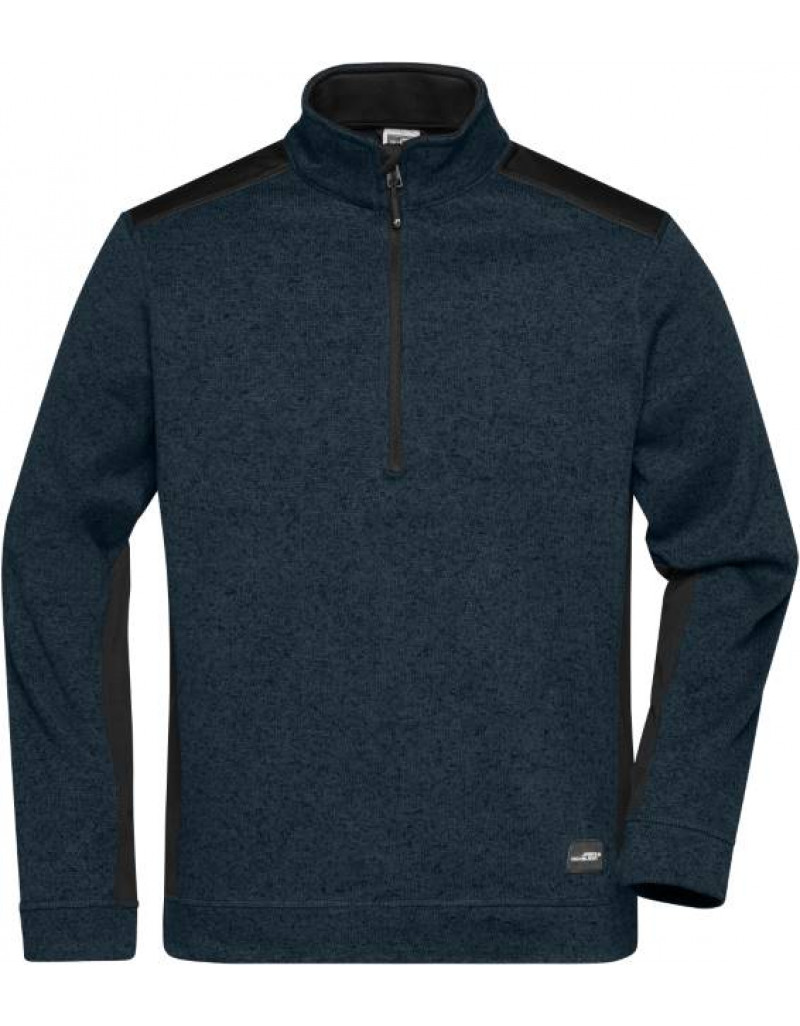 Îmbrăcăminte de lucru pentru bărbați, din fleece tricotat, cu fermoar 1/2 - rezistentă